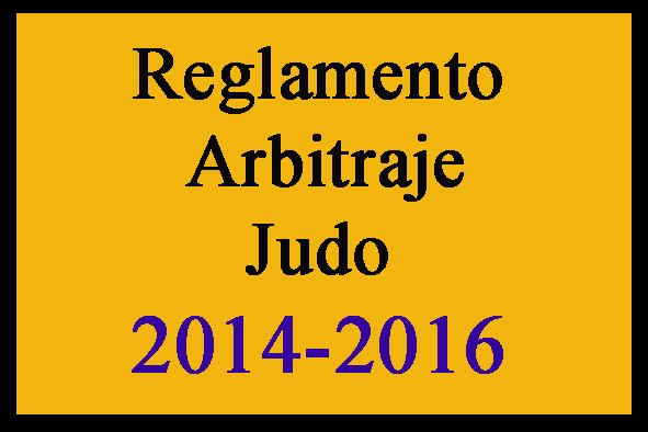 Reglas Arbitraje  Judo 2014-2016